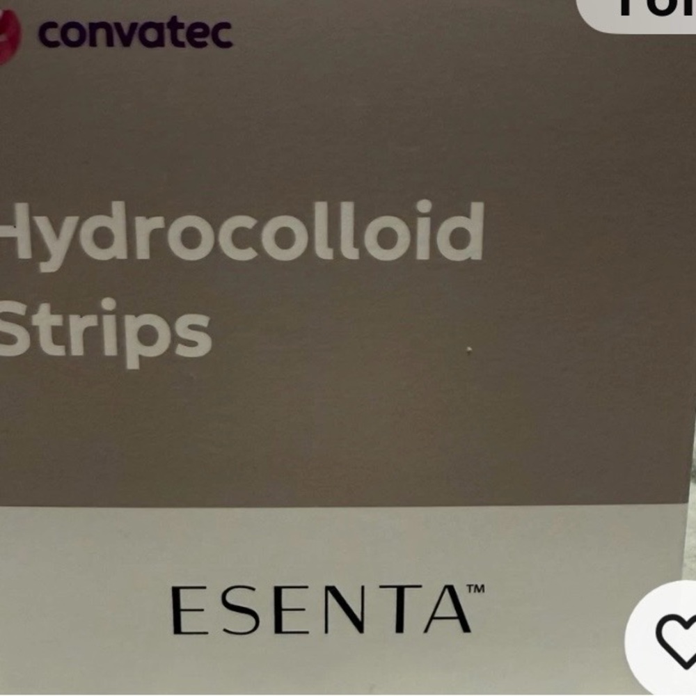 4 qty Convatec Esenta Hydrocolloid Strips NEW EXP 2028
